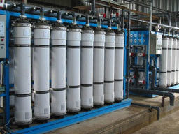 Van de het Systeem Holle Vezel van de Pvdf Wasbare Ultrafiltratie het Membraankolom